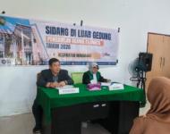 PA TILAMUTA LAKSANAKAN SIDANG DI LUAR GEDUNG DI KUA PAGUYAMAN 300426